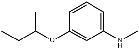 3-(sec-Butoxy)-N-methylaniline Struktur