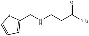 3-[(2-THIENYLMETHYL)AMINO]PROPANAMIDE Struktur