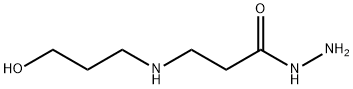 3-[(3-HYDROXYPROPYL)AMINO]PROPANOHYDRAZIDE Struktur