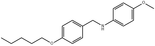 N-(4-Methoxyphenyl)-N-[4-(pentyloxy)benzyl]amine Struktur