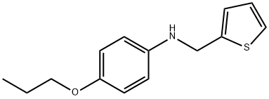 4-Propoxy-N-(2-thienylmethyl)aniline Struktur