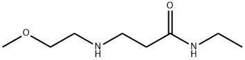 N-Ethyl-3-[(2-methoxyethyl)amino]propanamide Struktur