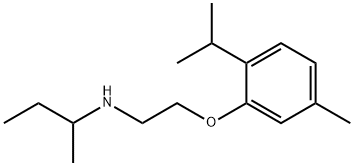 N-[2-(2-Isopropyl-5-methylphenoxy)ethyl]-2-butanamine Struktur