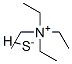 Tetraethylammonium hydrogen sulfide Struktur