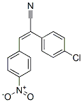 p-Nitrobenzylidene-p-chlorophenylacetonitrile Struktur