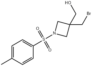 (3-(BroMoMethyl)-1-(p-toluenesulfonyl)azetidin-3-yl)Methanol Struktur