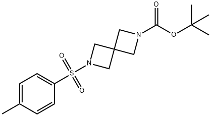 2,6-Diazaspiro[3.3]heptane-2-carboxylic acid, 6-[(4-Methylphenyl)sulfonyl]-, 1,1-diMethylethyl ester Struktur