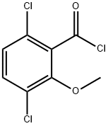 3,6-DICHLORO-ORTHO-ANISICACIDCHLORIDE Struktur