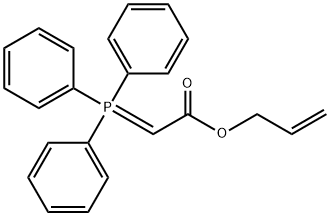 ALLYL OXYCARBONYLMETHYLENE TRIPHENYLPHOSPHORANE Struktur