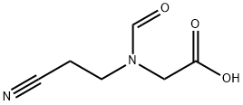 Glycine, N-(2-cyanoethyl)-N-formyl- (9CI) Struktur