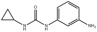 N-(3-aminophenyl)-N'-cyclopropylurea Struktur