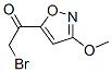 Ethanone, 2-bromo-1-(3-methoxy-5-isoxazolyl)- (9CI) Struktur