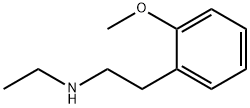 N-ETHYL-2-METHOXY-BENZENEETHANAMINE Struktur