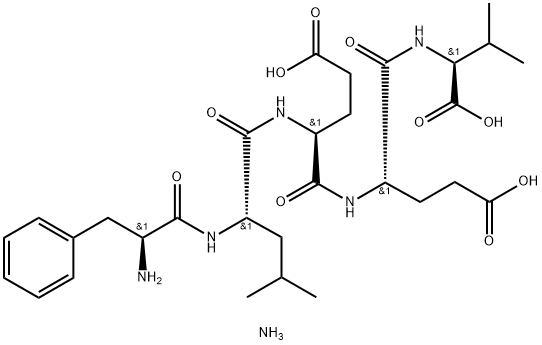 PHE-LEU-GLU-GLU-VAL AMMONIUM Struktur