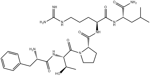 PHE-THR-PRO-ARG-LEU-NH2 Struktur