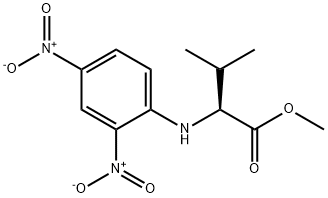 N-(2,4-Dinitrophenyl)-L-valine methyl ester Struktur