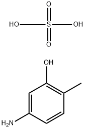 bis(3-hydroxy-p-tolylammonium) sulphate Struktur