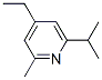 Pyridine, 4-ethyl-2-methyl-6-(1-methylethyl)- (9CI) Struktur