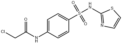 2-CHLORO-N-{4-[(1,3-THIAZOL-2-YLAMINO)SULFONYL]PHENYL}ACETAMIDE Struktur