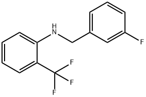 N-(3-Fluorobenzyl)-2-(trifluoroMethyl)aniline, 97% Struktur