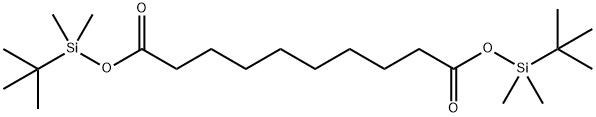 Decanedioic acid, bis(tert-butyldimethylsilyl) ester Struktur