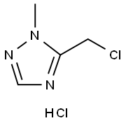 5-Chloromethyl-1-methyl-1H-[1,2,4]triazole hydrochloride Struktur