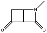 2-Azabicyclo[2.2.0]hexane-3,5-dione,2-methyl-(9CI) Struktur