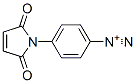 4-(2,5-dioxopyrrol-1-yl)benzenediazonium Struktur