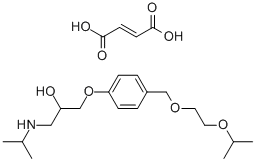 Bisoprolol fumarate Struktur