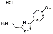 2-[4-(4-METHOXY-PHENYL)-THIAZOL-2-YL]-ETHYLAMINEHYDROCHLORIDE Struktur