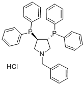 (3R,4R)-(+)-1-BENZYL-3,4-BIS(DIPHENYLPHOSPHINO)PYRROLIDINE HYDROCHLORIDE Struktur