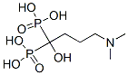 (4-dimethylamino-1-hydroxy-1-phosphono-butyl)phosphonic acid Struktur