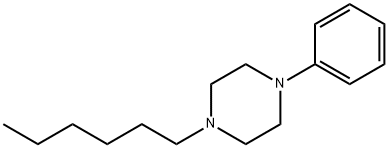 1-HEXYL-4-PHENYL-PIPERAZINE Struktur