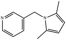 3-[(2,5-DIMETHYLPYRROL-1-YL)METHYL]-PYRIDINE Struktur