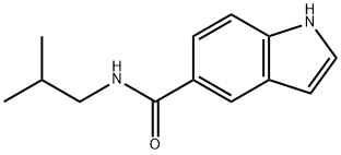 1H-Indole-5-carboxaMide, N-(2-Methylpropyl)- Struktur