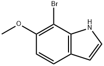 1H-Indole, 7-broMo-6-Methoxy- Struktur