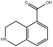 1,2,3,4-Tetrahydro-isoquinoline-5-carboxylic acid Struktur