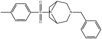 3-benzyl-8-tosyl-3,8-diaza-bicyclo[3.2.1]Octane Struktur