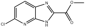 methyl 5-chloro-1H-imidazo[4,5-b]pyridine-2-carboxylate
 Struktur