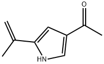 Ethanone, 1-[5-(1-methylethenyl)-1H-pyrrol-3-yl]- (9CI) Struktur