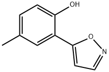 2-(5-ISOXAZOLYL)-4-METHYLPHENOL Struktur