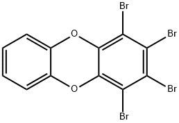 1,2,3,4-TETRABROMODIBENZO-PARA-DIOXIN Struktur