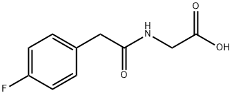 Glycine, N-[(4-fluorophenyl)acetyl]- Struktur