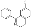 7-CHLORO-1-PHENYL-3,4-DIHYDRO-ISOQUINOLINE Struktur