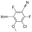 5-Chloro-2,4-difluoro-6-methoxyisophthalonitrile Struktur