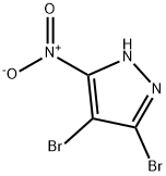 4,5-dibroMo-3-nitro-1H-pyrazole Struktur