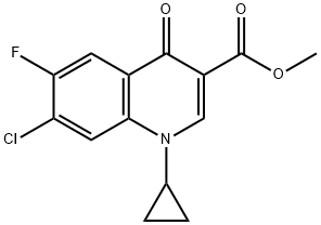 3-Quinolinecarboxylic acid, 7-chloro-1-cyclopropyl-6-fluoro-1,4-dihydro-4-oxo-, Methyl ester