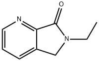 6-ethyl-5H-pyrrolo[3,4-b]pyridin-7(6H)-one Struktur