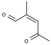 2-Pentenal, 2-methyl-4-oxo-, (Z)- (9CI) Struktur