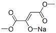 2-(Sodiooxy)-2-butenedioic acid dimethyl ester Struktur